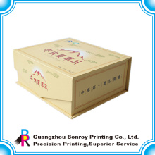 China-Fabrik CMYK beliebte Buch-förmige benutzerdefinierte gedruckten Papier-Box